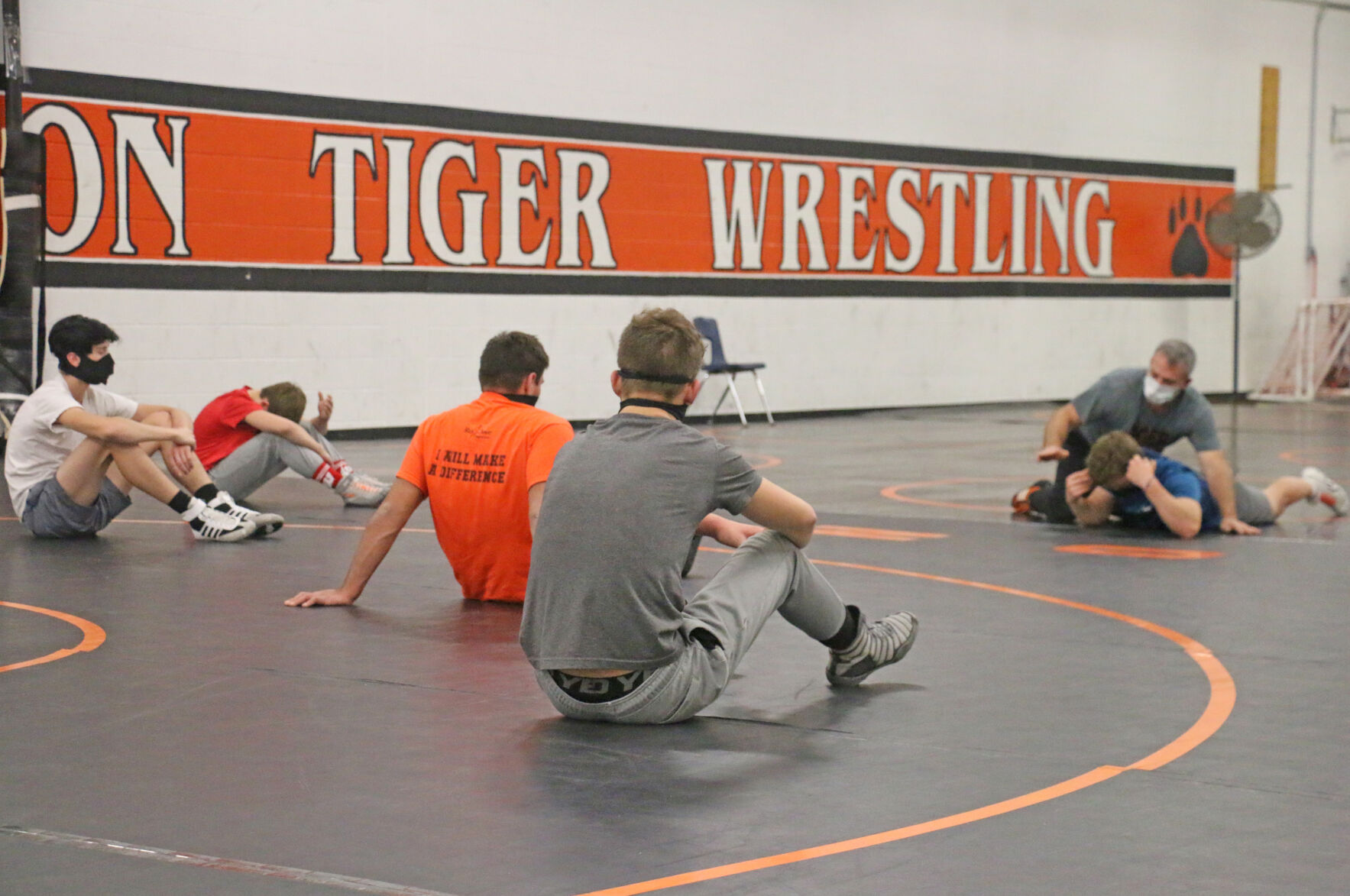 Wrestling Practice begins